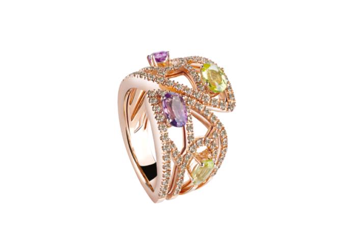 Gioielleria Soprana anello sposa collezione Damiani Battito Ali